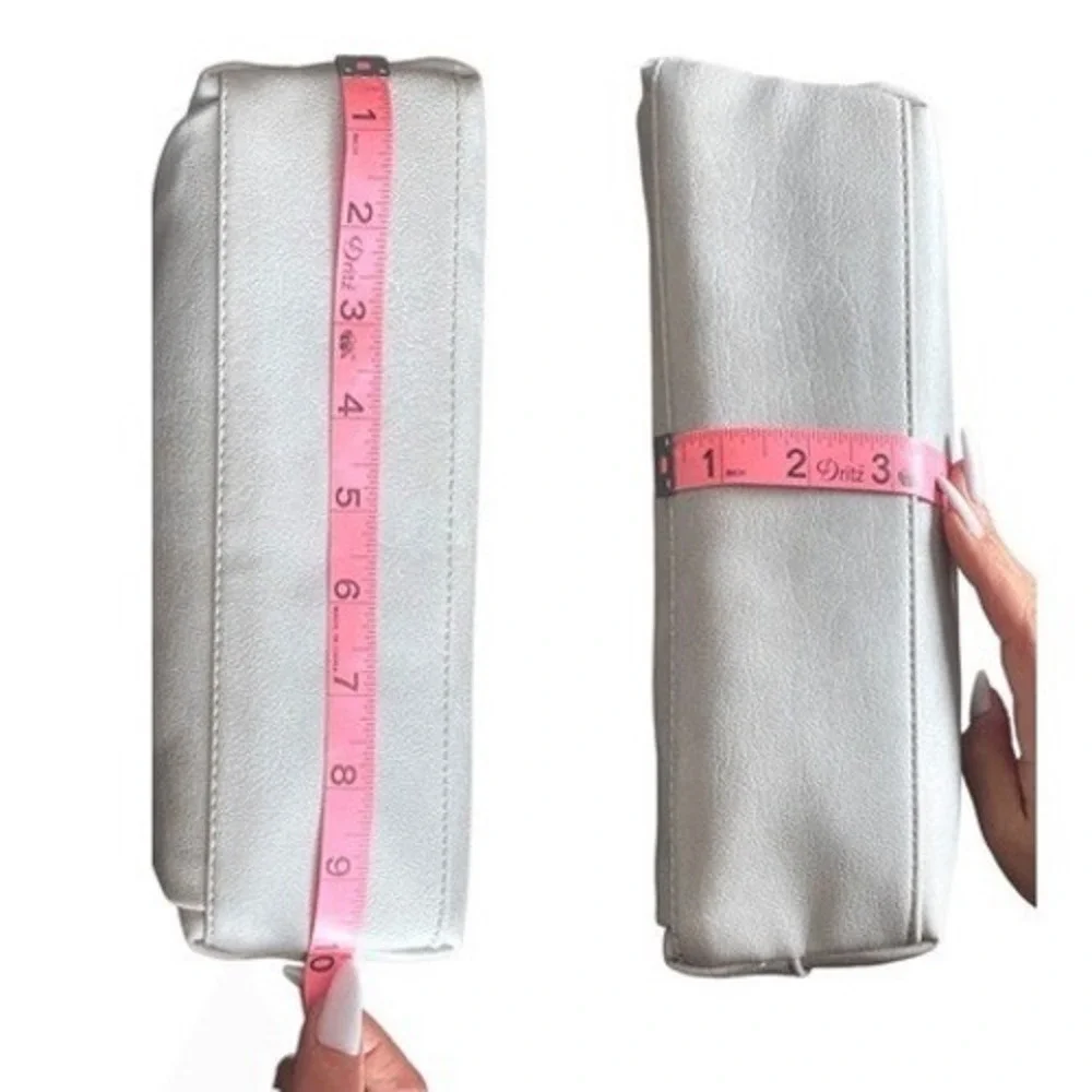 Bueno Crossbody Satchel Bag Women OS Dove Grey New Vegan Leather Top Handle Tote
